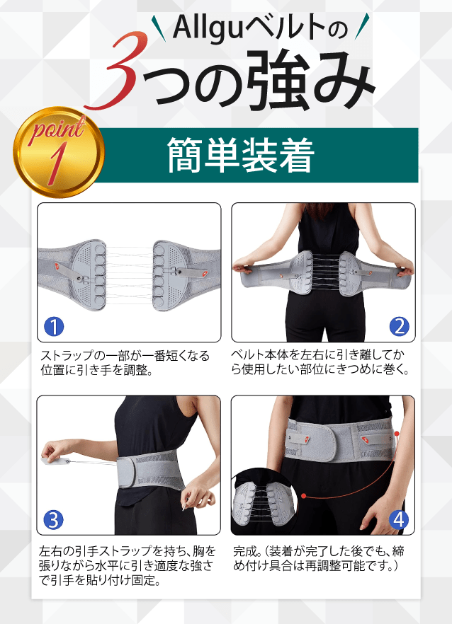 ポイント① 簡単装着